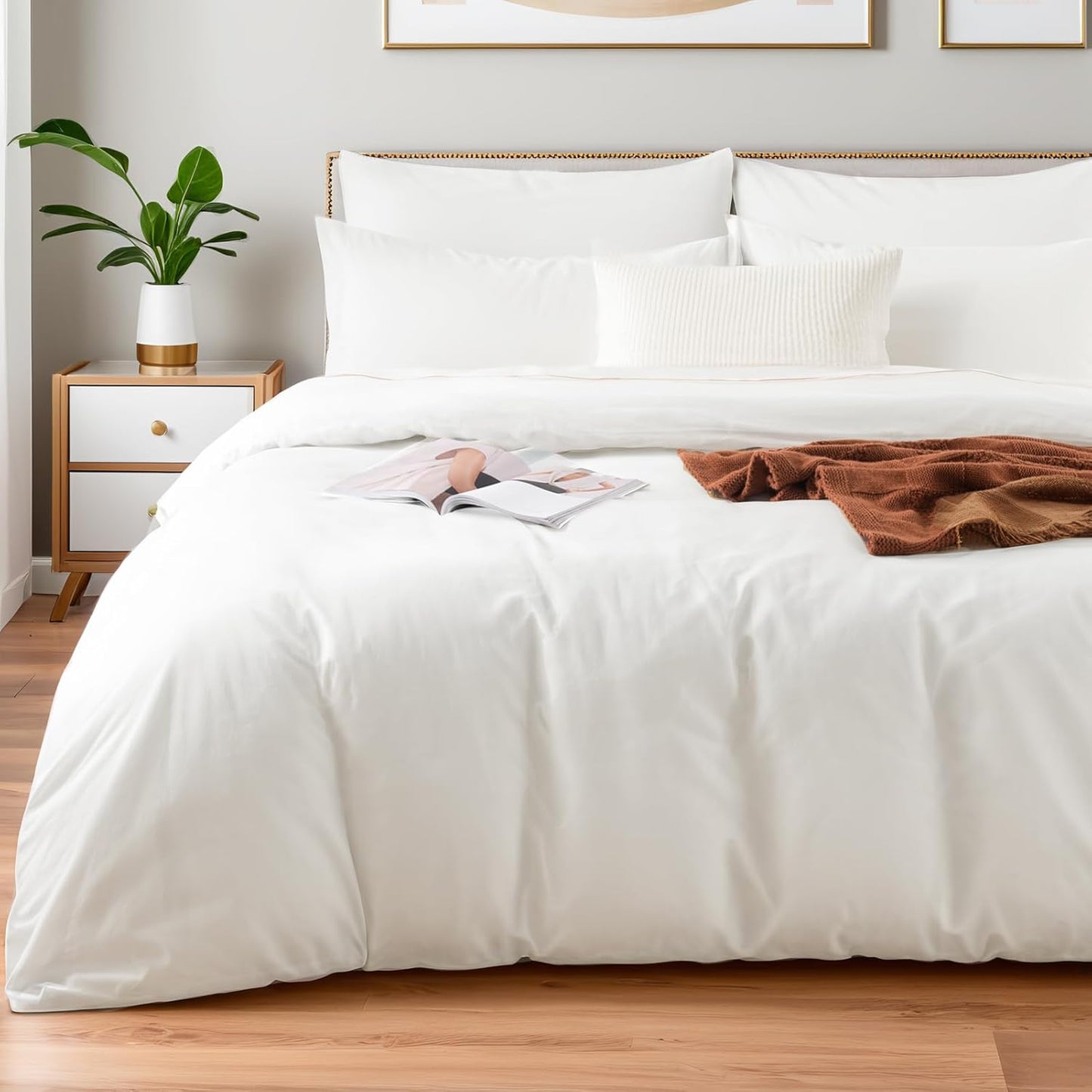 NEXHOME PRO Cotton Duvet Cover Set for Kids Twin Size Bedding