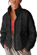 Xiaoxuemeng Quilted Puffer Jacket for Women - Lightweight Warm Layer