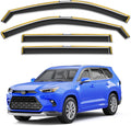 in-Channel Rain Guards for Toyota Grand Highlander 2024 2025 - Sleek