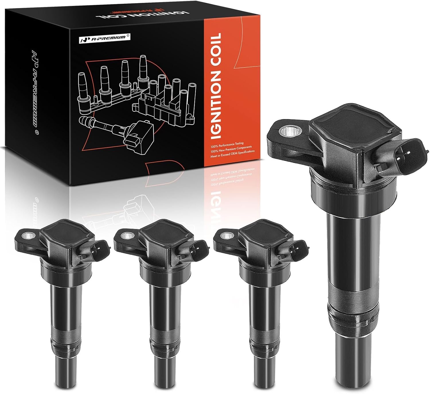 A-Premium Ignition Coil Pack Set for Hyundai and Kia Models