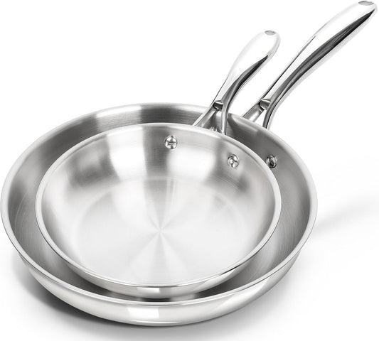 Stainless Steel Frying Pan Set for Perfect Cooking Every Time
