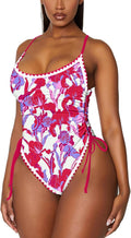 Ruched High Cut One Piece Swimsuit - Tummy Control Cheeky Monokini