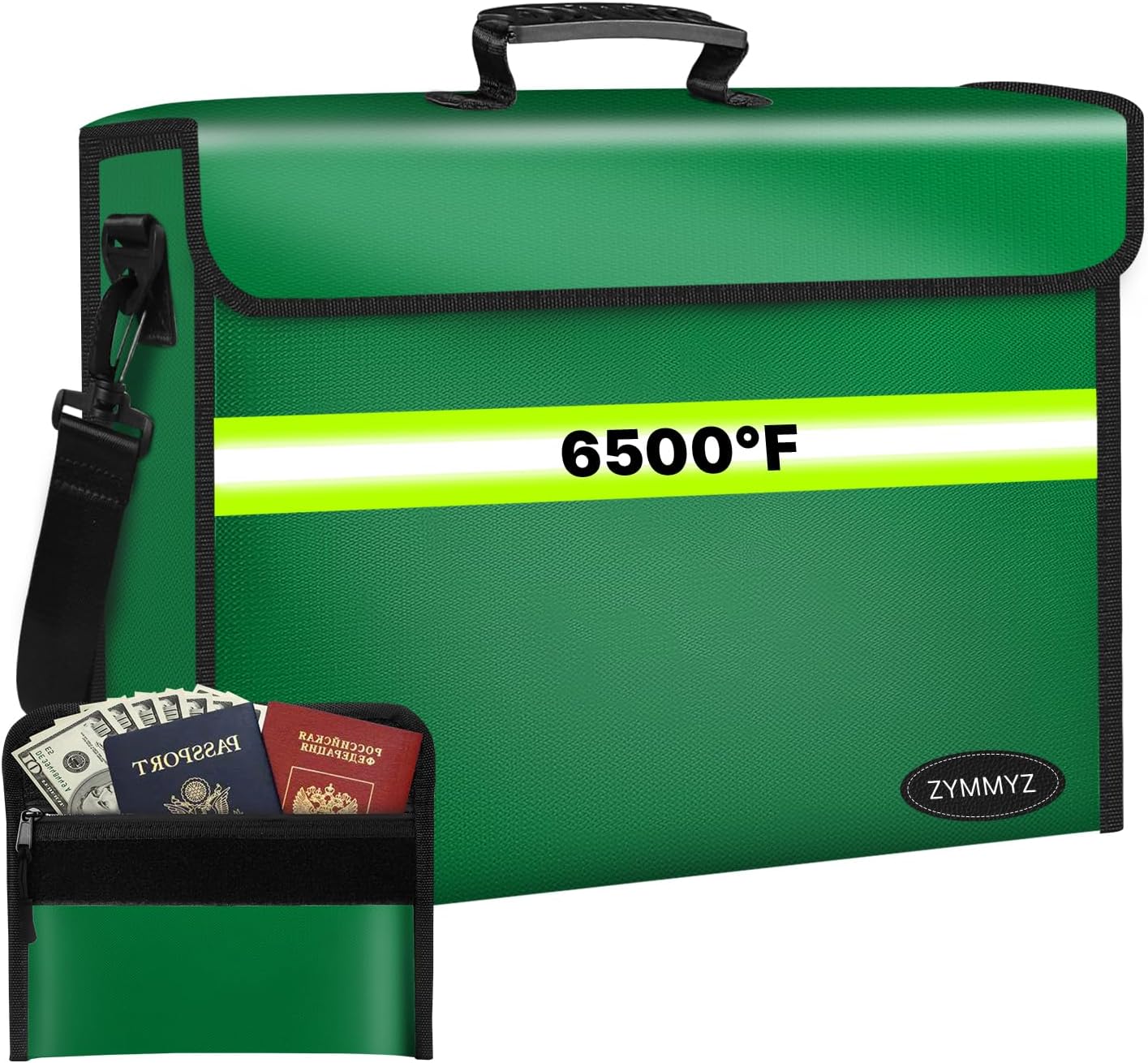 Fireproof Document Organizer Bag for Safe Storage of Valuables