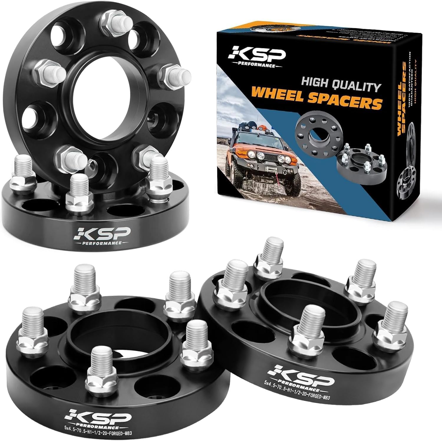 KSP 5x4.5 Wheel Spacers for Mustang and Explorer Models
