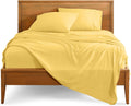 Queen Sheet Set - Luxury 1800 Ultra-Soft Microfiber Sheets - Lemon