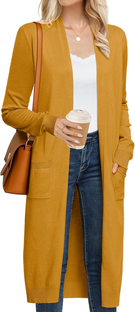 Trendy Long Cardigans Sweater for Women by GRACE KARIN