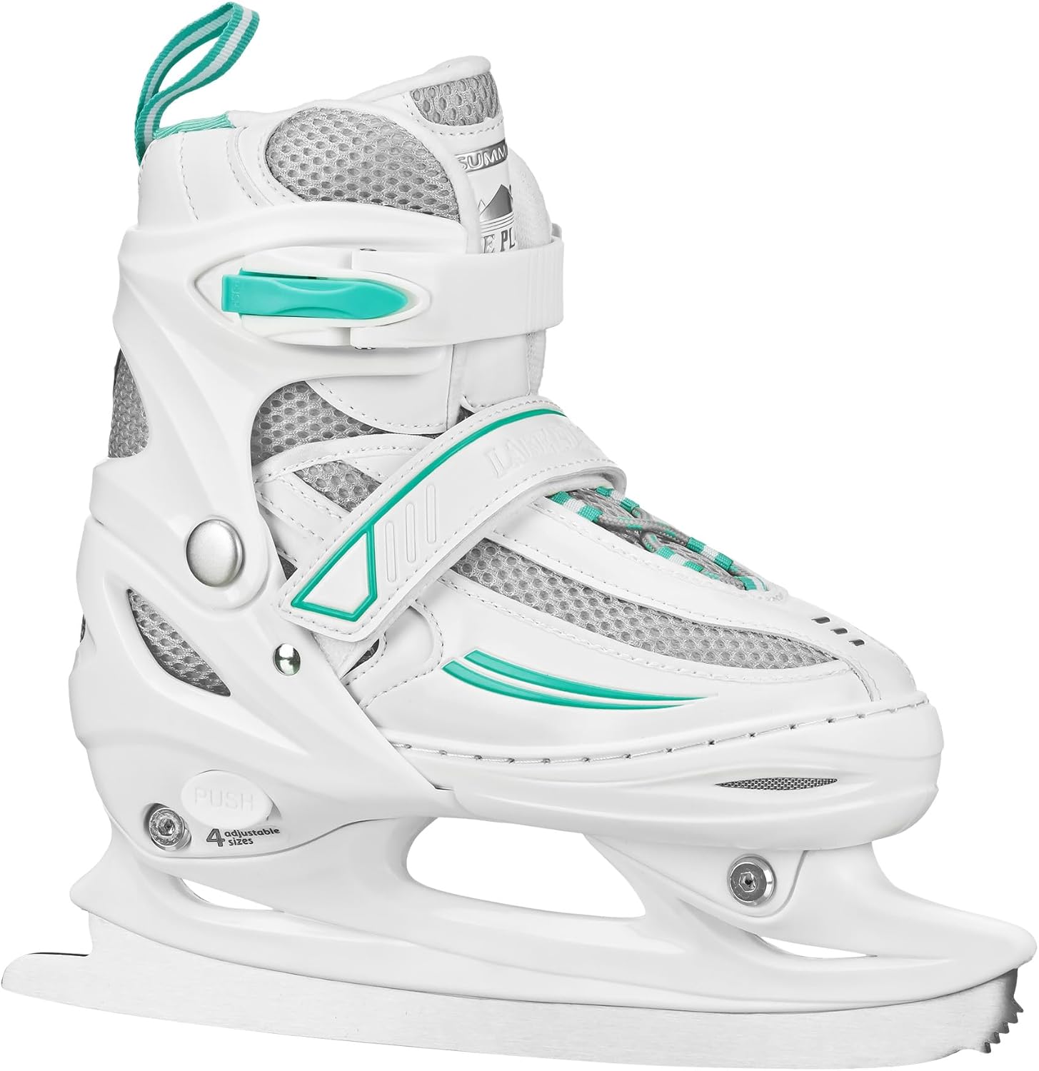 Lake Placid Summit Adjustable Youth Ice Skates for Comfort