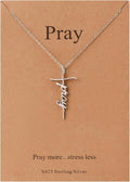 Lcherry Faith Cross Pendant Necklace for Women - Inspirational