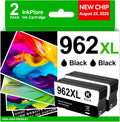 962XL Black Ink Cartridges Compatible for HP Officejet Pro - High