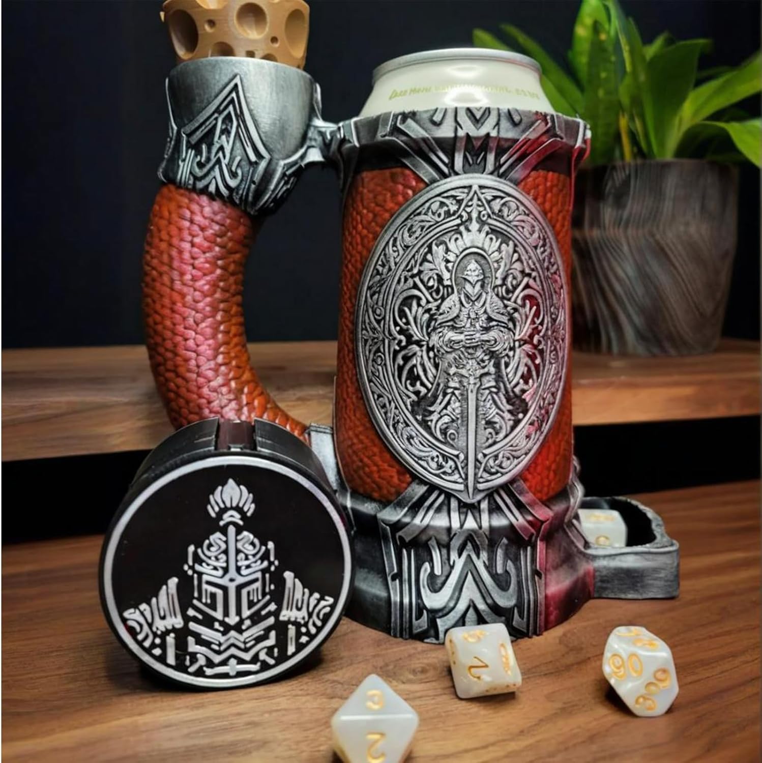 DND Paladin Dice Tower Mug Set - Ultimate Storage Solution