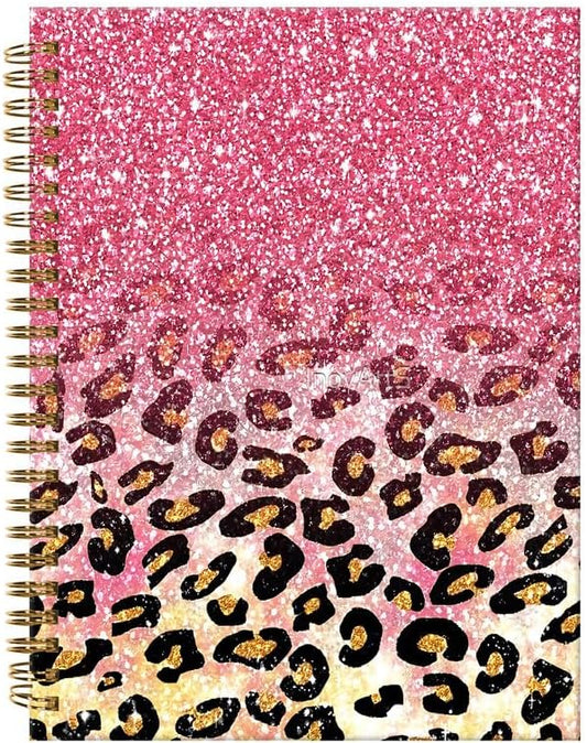 Luxury Pink Leopard Journal - A5 Hardcover, 120 Pages, Thick Paper - ZHIZHEND