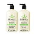 Hempz Age Defying Body Moisturizer 17 Fl Oz 2 Pack - Daily Anti-Aging