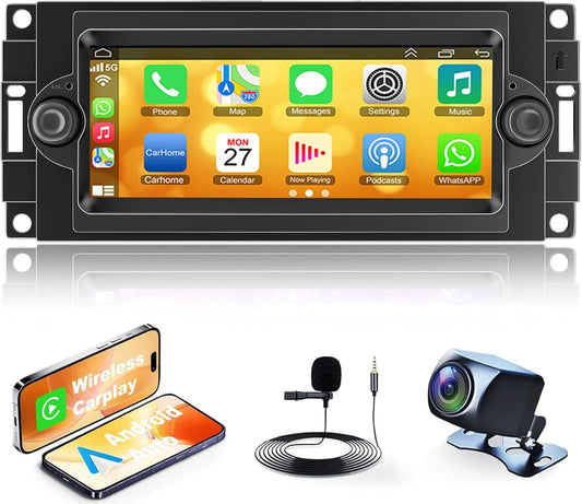 4+64GB Car Radio for Dodge RAM 1500 2500 3500 with Touch Screen