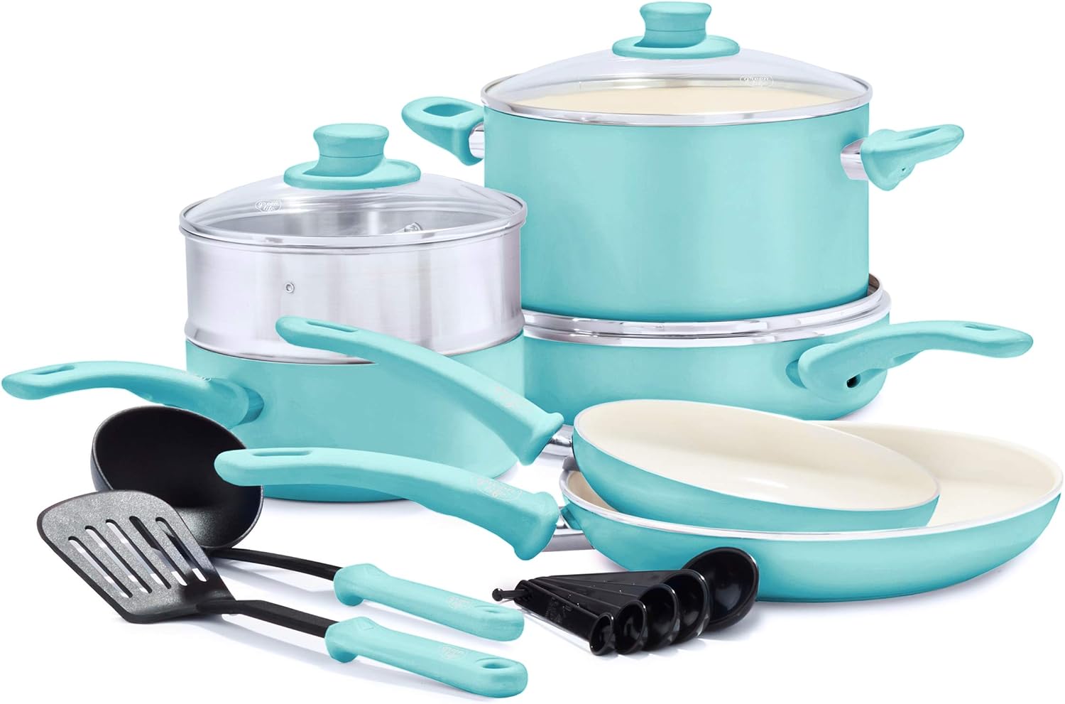 GreenLife Soft Grip Healthy Ceramic Nonstick Cookware Set