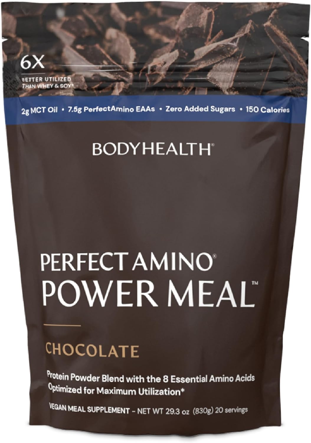 BodyHealth PerfectAmino Power Meal Shake with MCT Oil and Protein