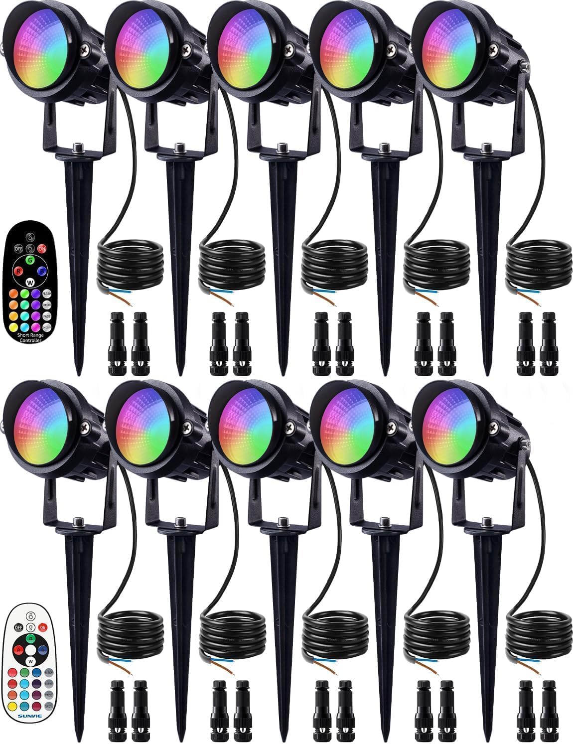 RGB Color Changing Landscape Lights for Outdoor Decoration
