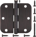 3.5 in Door Hinges 30-Pack Oil Rubbed Bronze - Durable Removable Pin