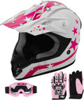 SLMOTO Kids Youth Dirt Bike Helmet Small - DOT Rated Protection