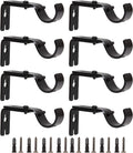 Strong Hold: ZOEYES Black Curtain Rod Brackets