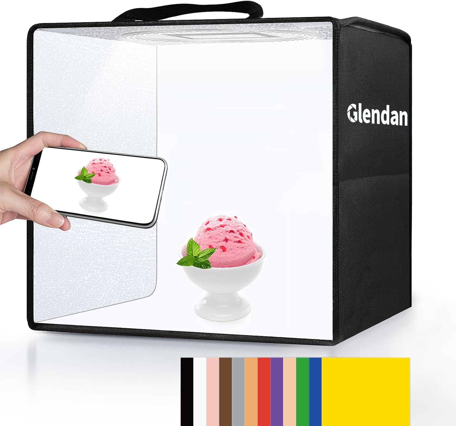 Glendan Portable Light Box Photography for Stunning Product Shots
