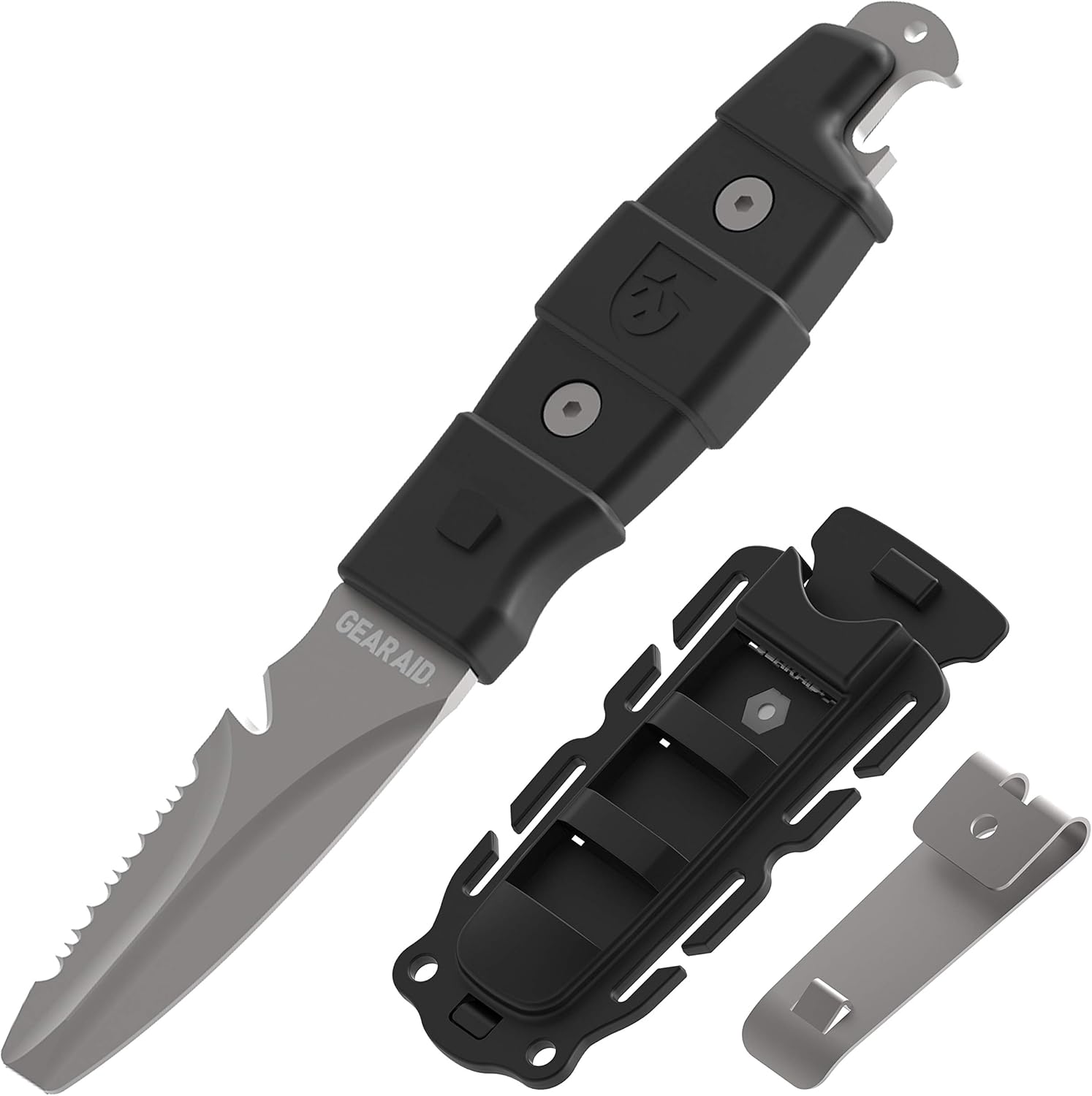 GEAR AID Akua Blunt Tip Knife - 3 Serrated Blade