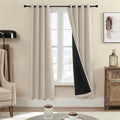 100% Blackout Curtains for Bedroom 52Wx72L in - Full Light Blocker