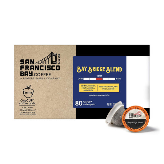 80 Ct Compostable Coffee Pods Bay Bridge Blend - Medium Roast
