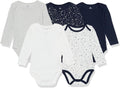 Organic Cotton 5-Pack Long Sleeve Baby Boys Bodysuits by HonestBaby