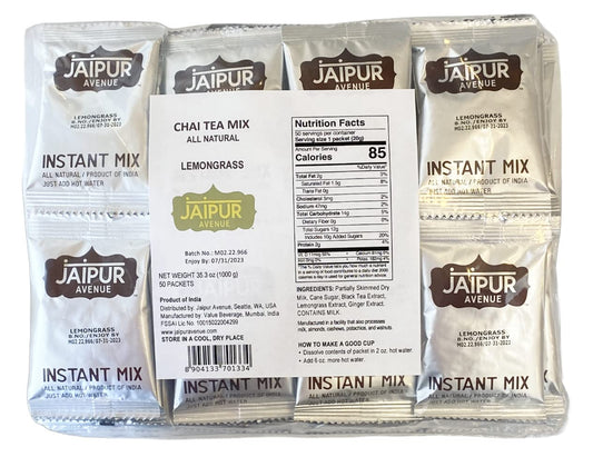 Authentic Lemongrass Chai Tea Mix for Delicious Lattes