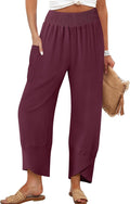 Comfortable Women's Baggy Summer Pants with High Waist Fit