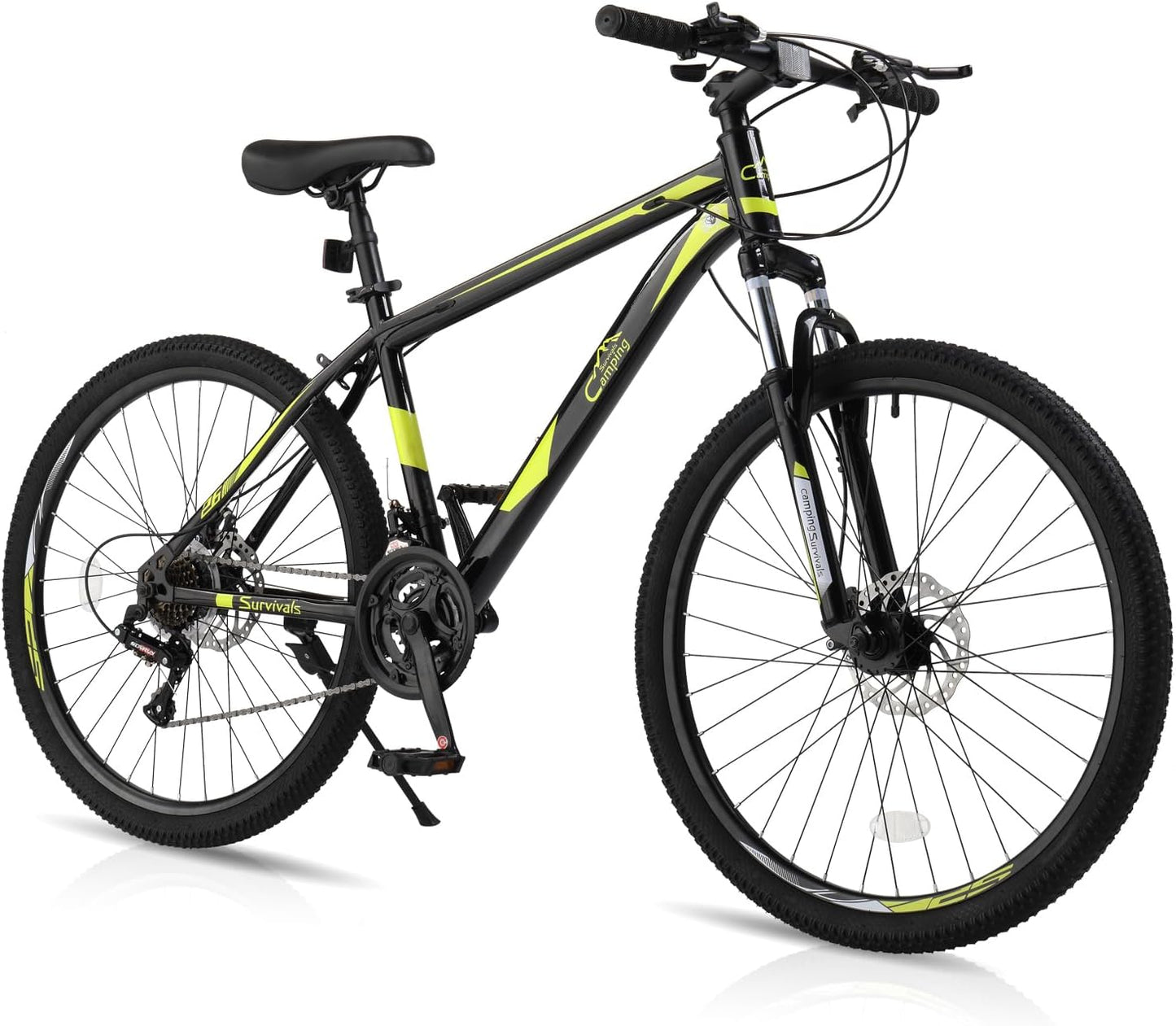 Ktaxon Mountain Bike with 21-Speed System and Disc Brakes