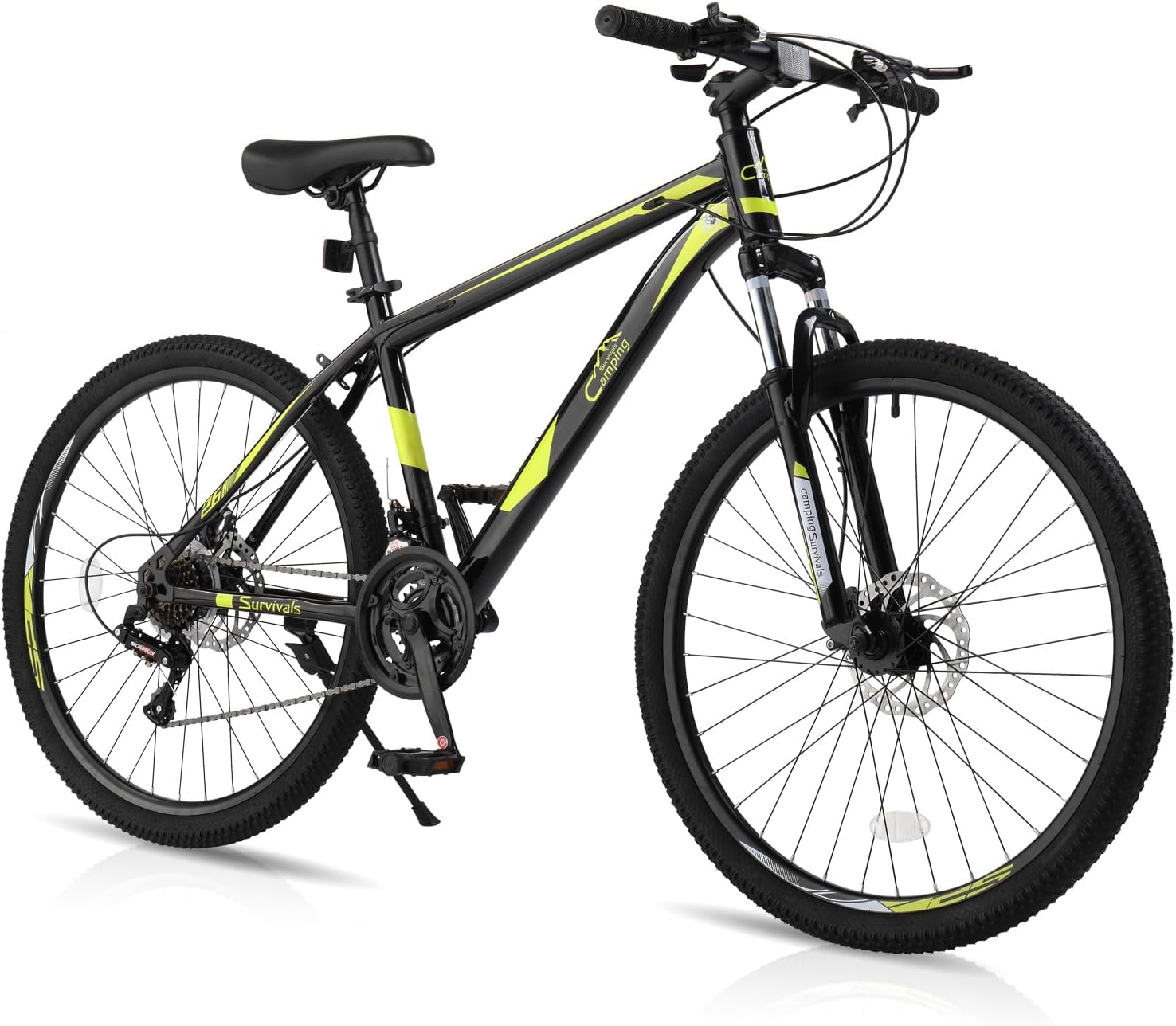 Ktaxon Mountain Bike with 21-Speed System and Disc Brakes