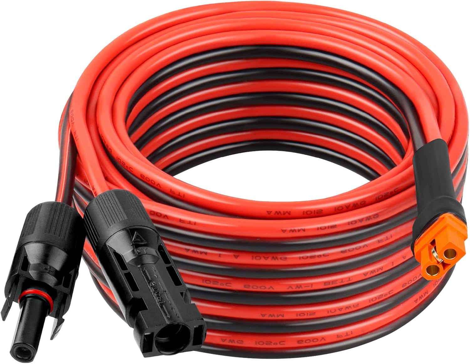 10AWG 25FT Solar XT60i Extension Cable for Power Stations