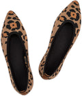 Pointed Toe Knit Flats for Women - Comfortable Slip-On Dress Shoes dry