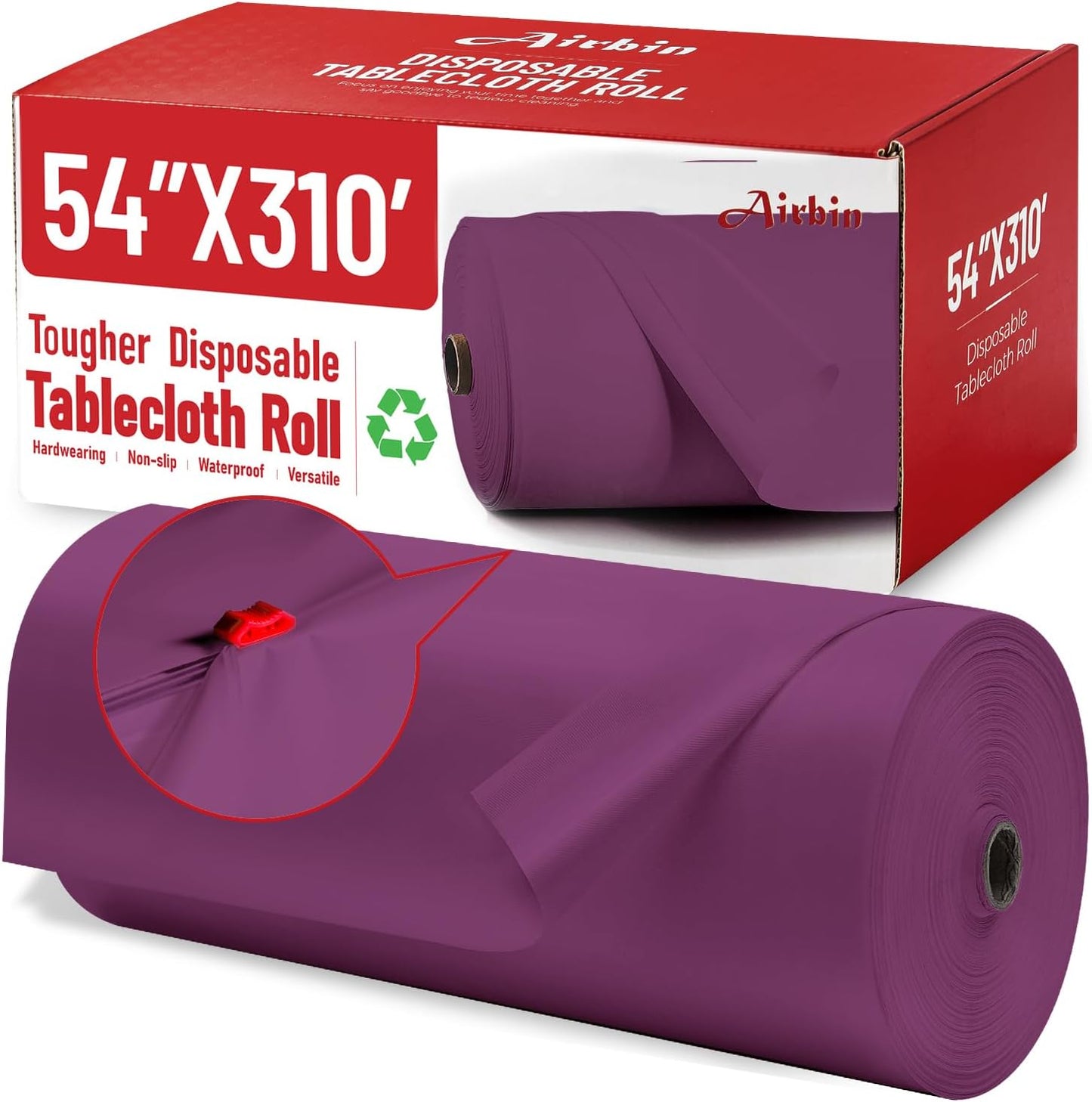Premium Purple Plastic Table Cloth for Parties and Gatherings