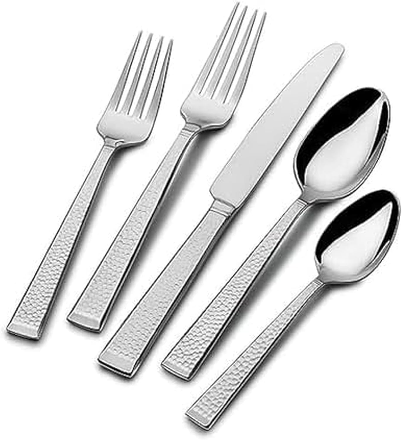Mikasa Kyler Flatware Set for 12, 65 Piece Modern Silverware