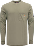 BOCOMAL FR Crewneck Work Shirt for Men - 7oz Midweight NFPA2112