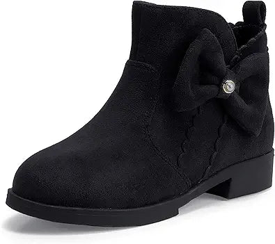 PANDANINJIA Clara Fashion Short Ankle Boots for Little Girls