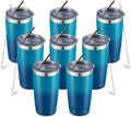 20oz Tumbler with Straw Insulated Travel Mug - 8 Pack Value