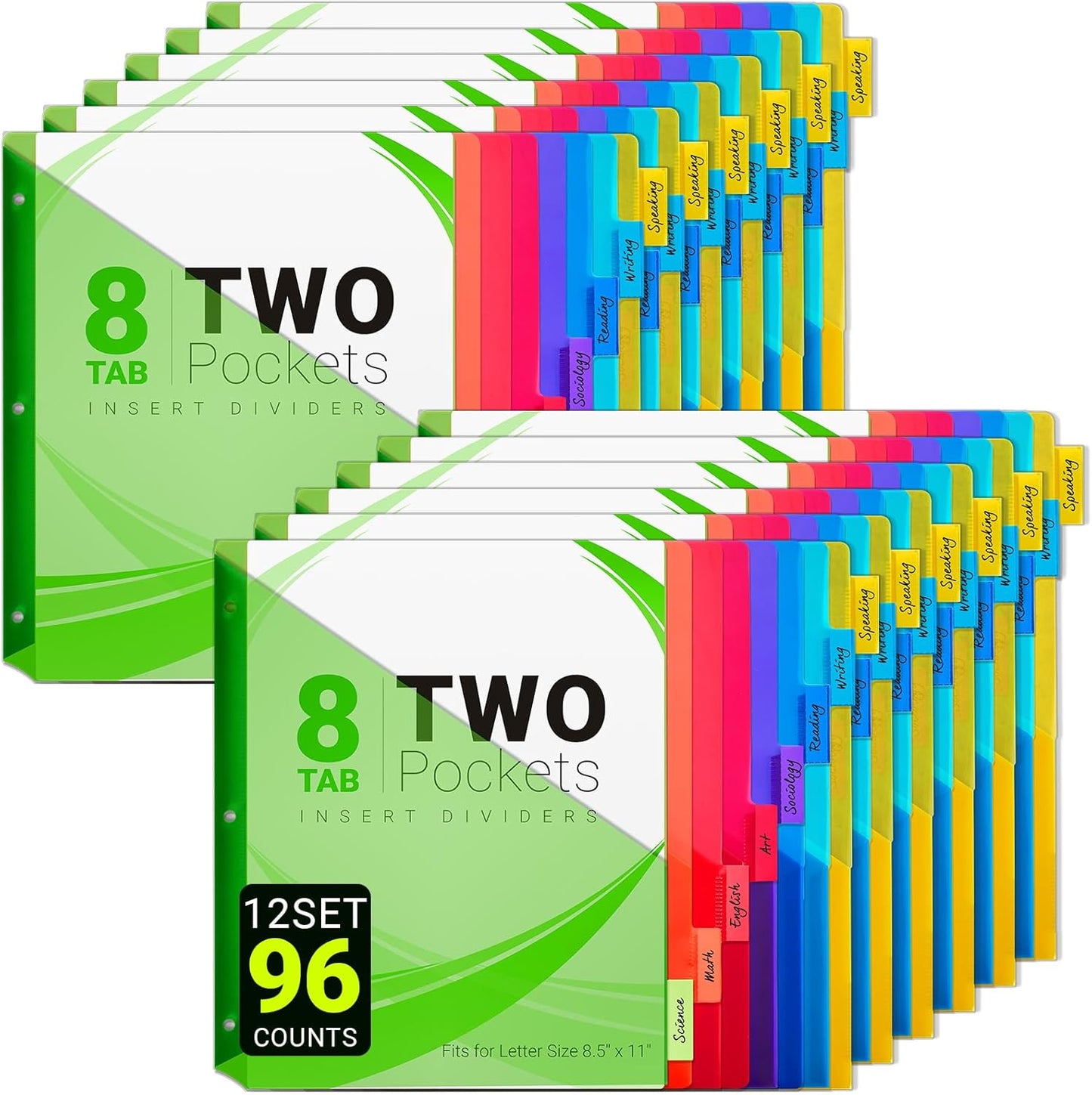 8-Tab Dividers for 3-Ring Binders - Organize with Ease