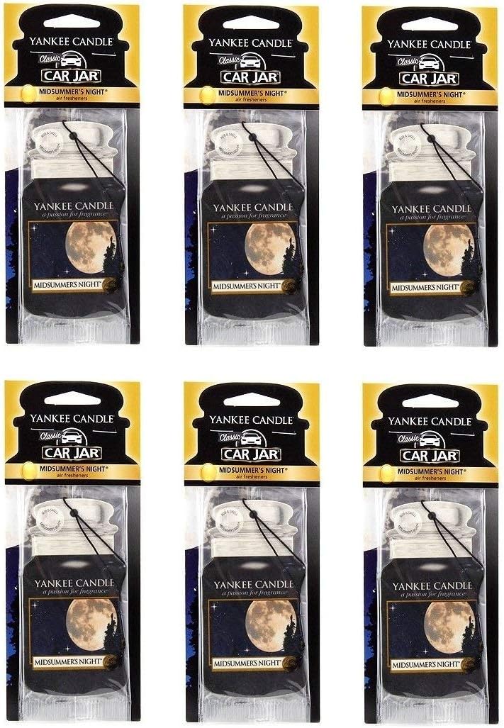 Yankee Candle Midnight Freshness Air Freshener x6