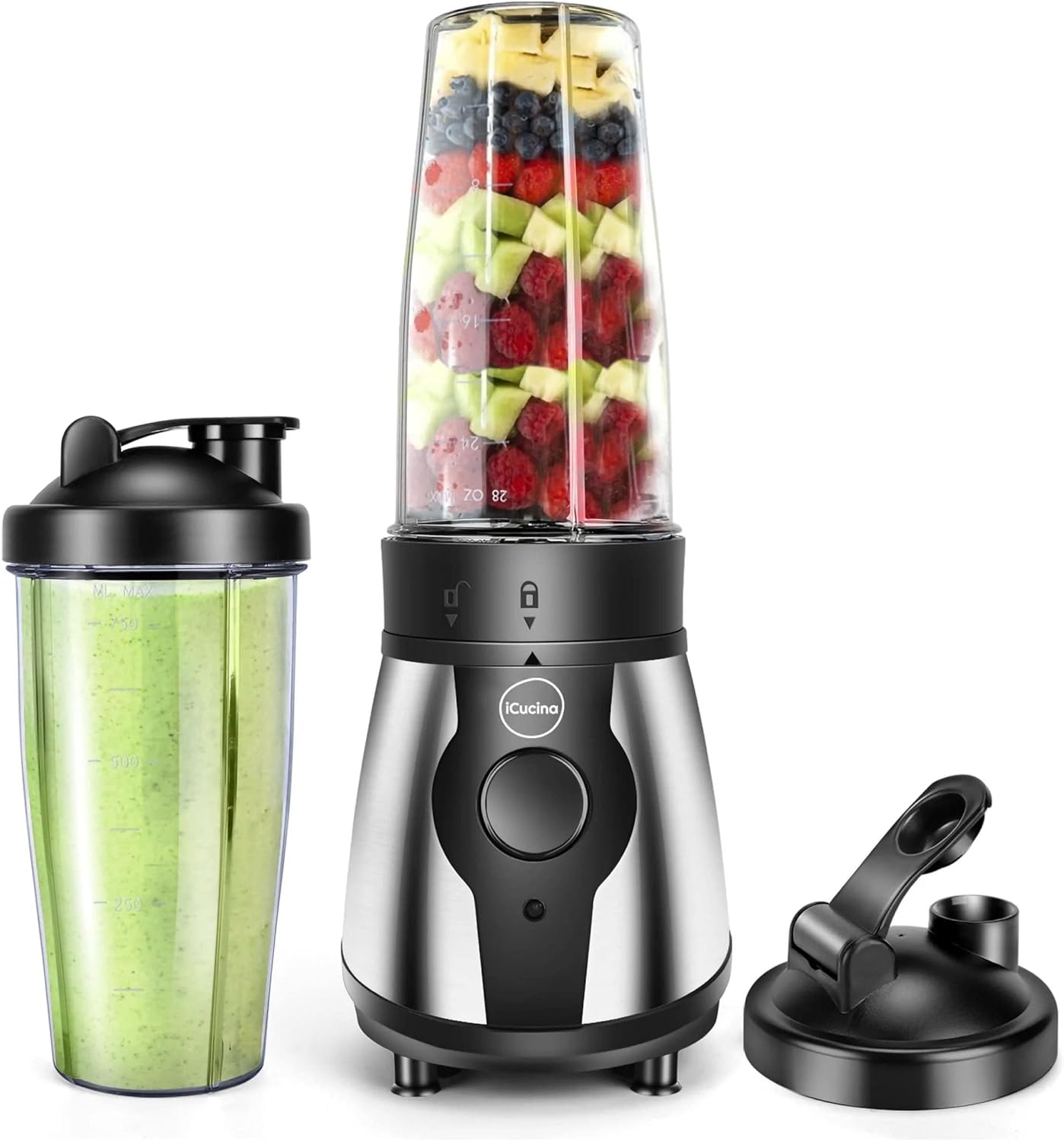 ICUCINA 300W Personal Blender - Blend On-the-Go!