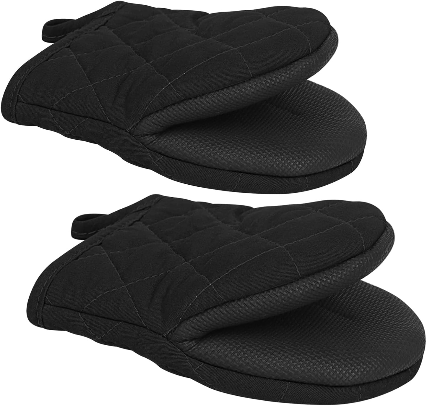 High Heat Resistant Silicone Oven Mitts - Non-Slip Grip