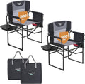 SUNNYFEEL Oversized Camping Directors Chair 500 LBS Heavy Duty