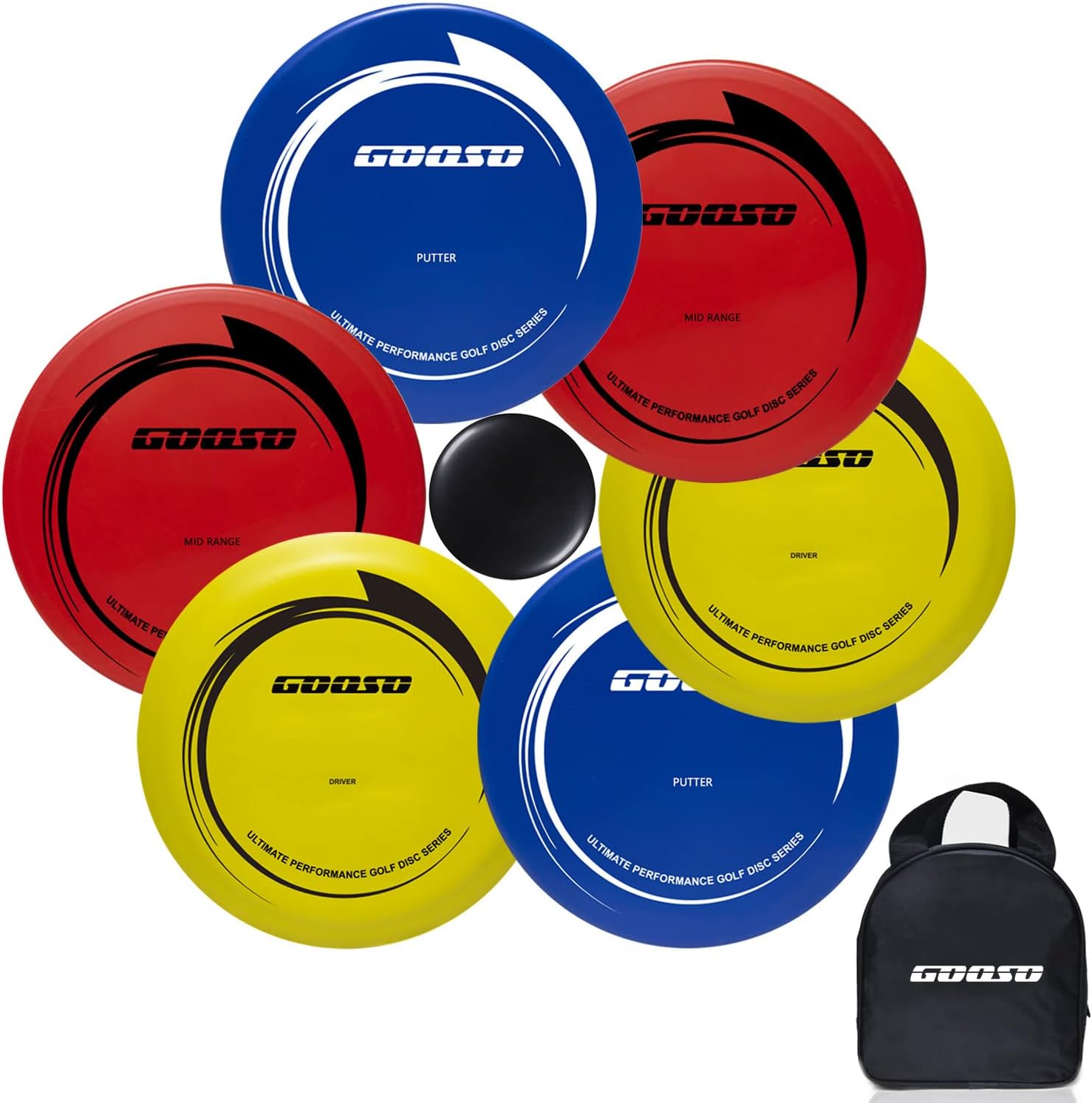 Ultimate Disc Golf Set for All Skill Levels - 6 Pack