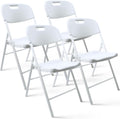 4pk Heavy-Duty Folding Chairs - 700 lb Capacity! Perfect for Any Event!