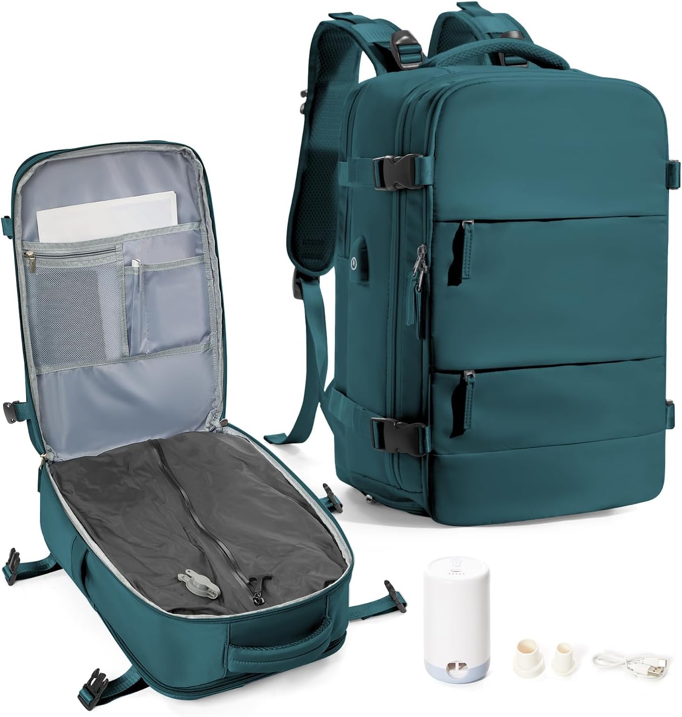 Vacuum Backpack Travel with Pump for Efficient Packing