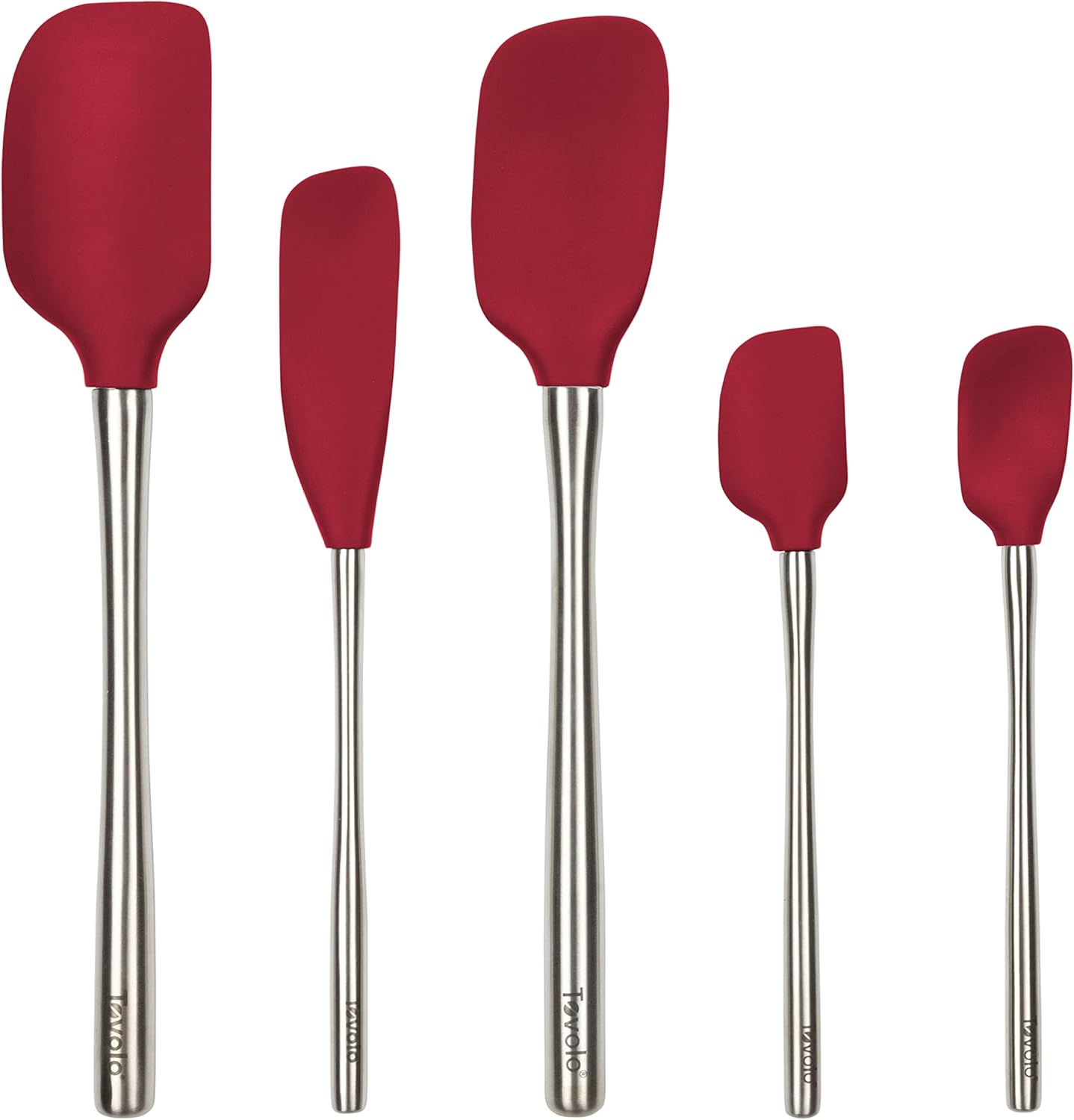 Tovolo Flex-Core Stainless Steel Spatula Set for Cooking