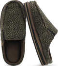 Mens Clog Slippers with Arch Support and Faux Fur - Warm (Style 47QQ)