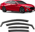 Voron Glass In-Channel Rain Guards for Chevrolet Malibu 2016-2025